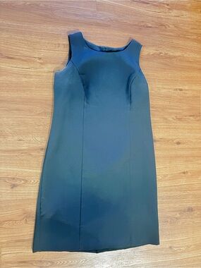 Classic Black Sleeveless Midi Dress